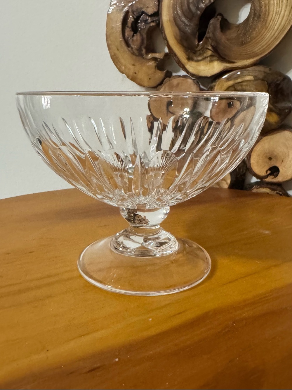 VINTAGE FOOTED DESSERT BOWLS SET OF TWO